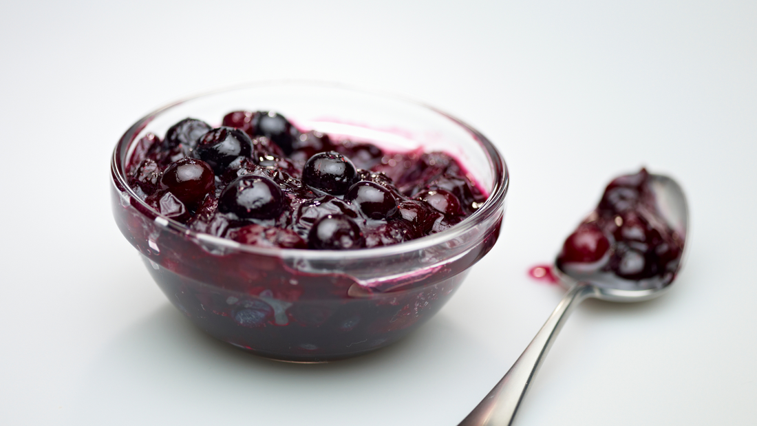 Lavender Blueberry Compote