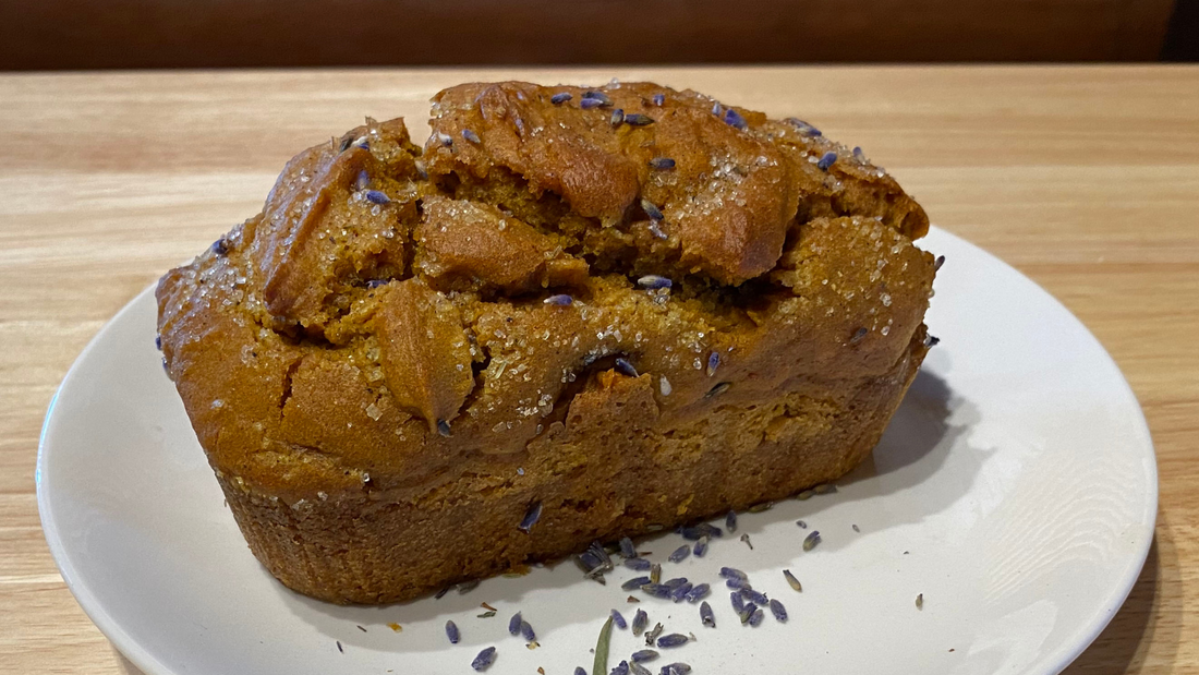 Lavender Pumpkin Bread