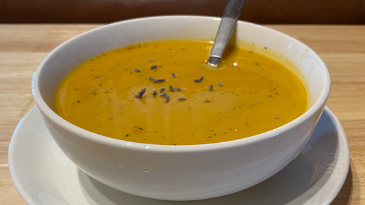 Butternut Squash and Lavender Soup